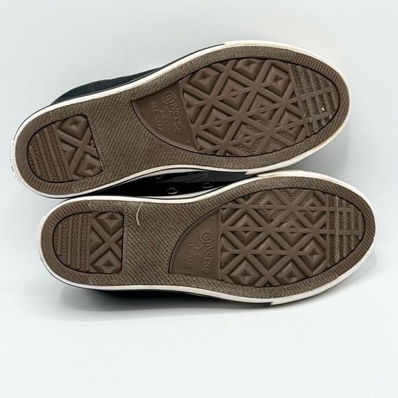 Converse All Star Chuck Taylor Black and White Lace Up Low Sneakers - Kids US 2 - Picture 10 of 10